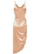 1960s Drawstring Spaghetti Strap Pencil Dress — vintage elegance for the modern woman