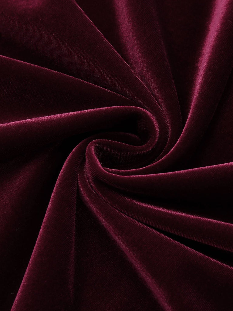 1960s Off Shoulder Velvet Bodycon Dress: timeless style reimagined