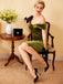 1960s Off Shoulder Velvet Bodycon Dress — vintage elegance for the modern woman