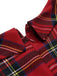 1960s Plaids Bodycon Dress, classic 1960s style elegant retro fashion - Image 4