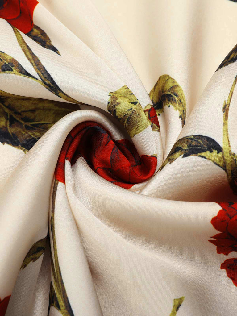 1960s Rose Suspender Pencil Dress — vintage elegance for the modern woman