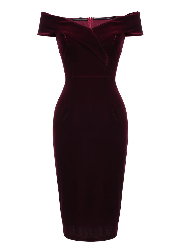 1960s Velvet Bodycon Vintage Dress | 1960s | vintage dress, retro fashion