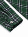 1950s 3/4 Sleeve Plaid Belt Long Tops