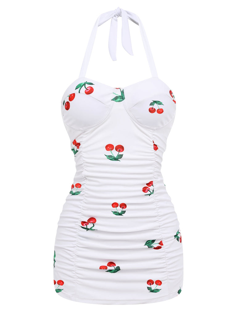 Retro Cherry Summer One-piece Swimsuit