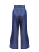 Blue 1940s High Waist Wide Leg Pants