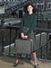 Dark Green 1950s Plaid Knitting Dress