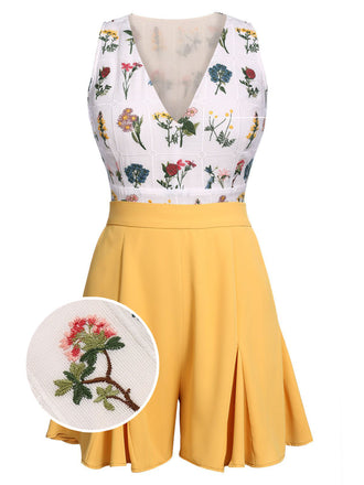 2PCS 1950s Embroidery Top Pockets | 1950s | vintage blouse, retro top