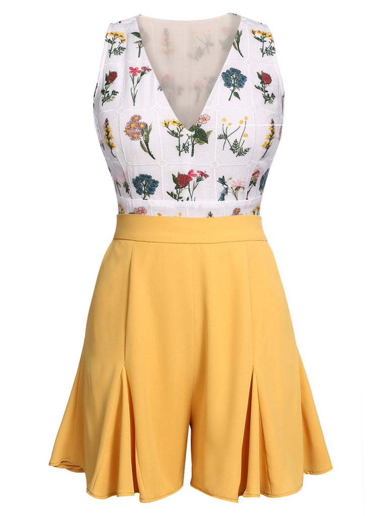 2PCS 1950s Embroidery Top Pockets | 1950s | vintage blouse, retro top