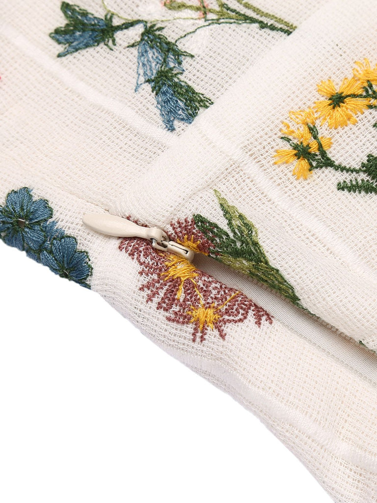 2PCS 1950s Embroidery Top Pockets | 1950s | vintage blouse, retro top