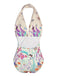 [Pre-Sale] Butterfly Halter One-Piece Bikini Set