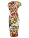 1960s Bikini Girls Vintage Pencil Dress