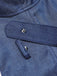 Blue 1940s Spaghetti Strap Zipper Top With Belt