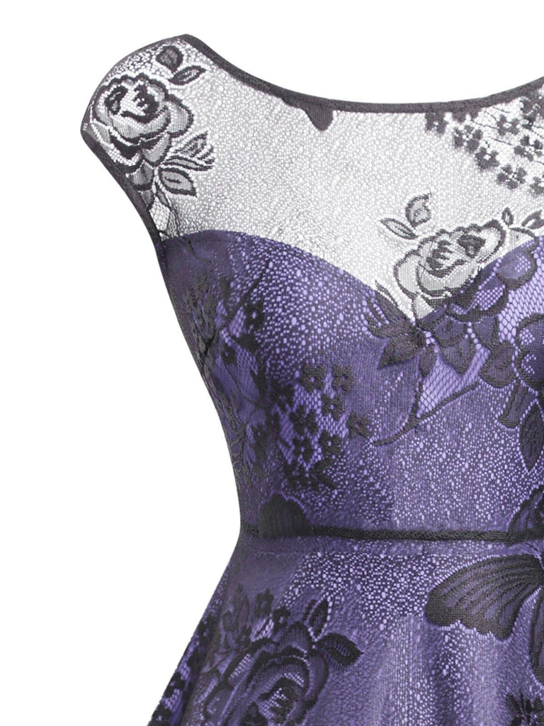 Purple 1950's hotsell style dresses