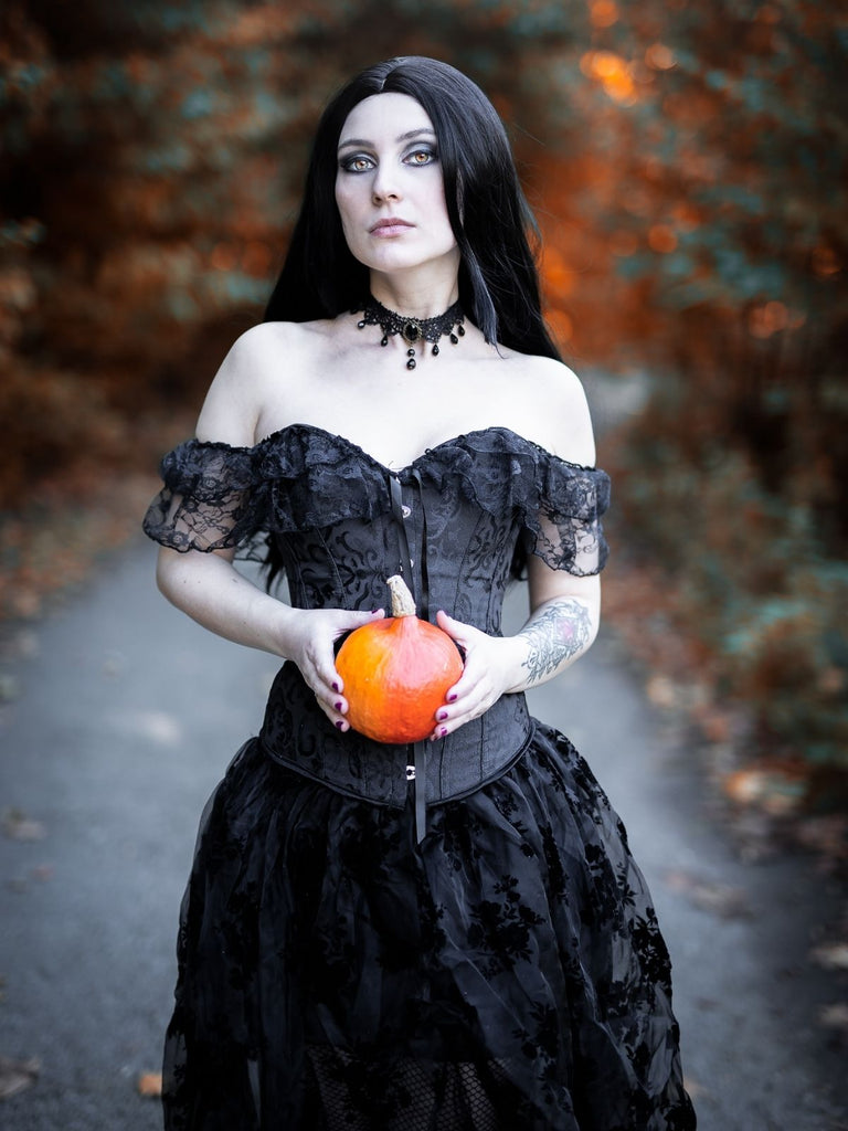 Halloween Steampunk Lace Gothic Corset