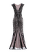 1920s Sequin Art Deco Maxi Dress