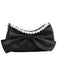 Retro Bowknot Pearl Solid Underarm Bag