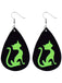 Retro Luminous Cat Drop Earring
