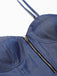 Blue 1940s Spaghetti Strap Top & High Waist Wide Leg Pants