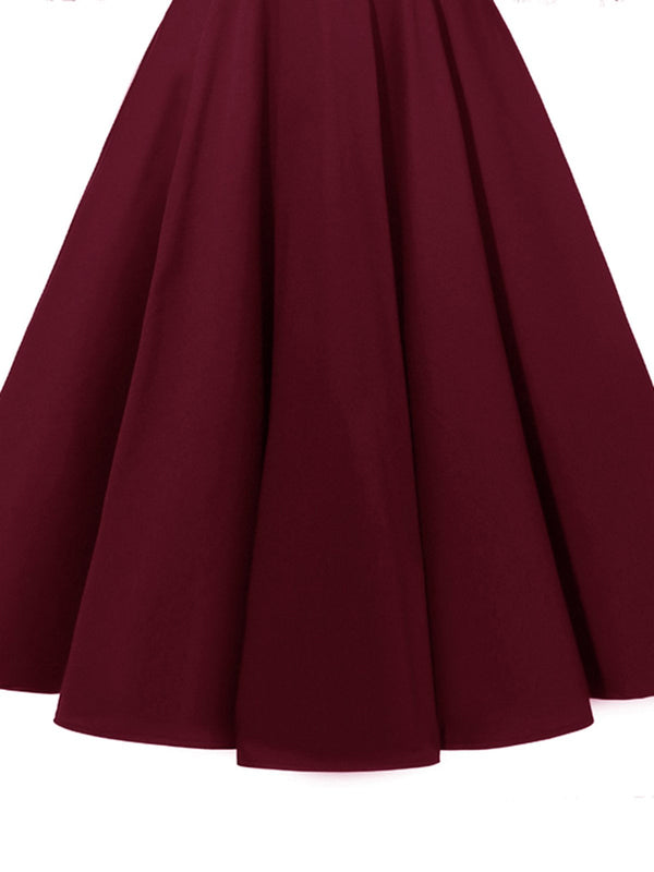 1950s Lace Half Sleeve Swing Dress | Retro Stage