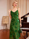 Green 1960s Floral Vintage Dress