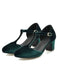 Retro T-Strap Mary Jane High Heel Shoes