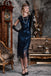 2PCS Top Seller Blue 1920s Dress & Accessories Set