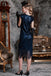 [US Warehouse] Blue 1920s Tassel Gatsby Flapper Dress