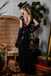 [US Warehouse] Black 1920s Sequin Maxi Flapper Dress & 5PCS Accessories