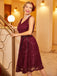 1950s Lace V Neck Bow Dress