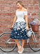 1950s Butterfly Off Shoulder Dress