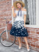 1950s Butterfly Off Shoulder Dress