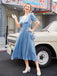 1950s Lace Patchwork Swing Dress