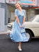 1950s Lace Patchwork Swing Dress