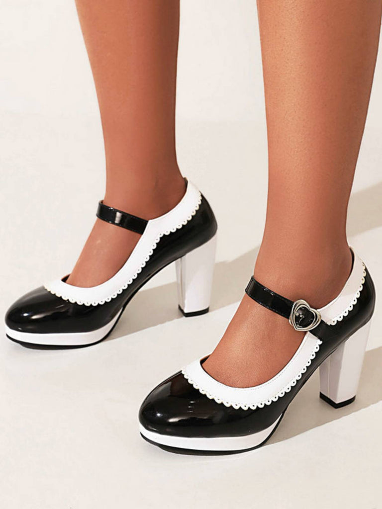 Ankle Strap Chunky Heels Mary Jane Shoes: timeless style reimagined