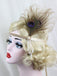 Apricot 1920s Feather Flapper Headband — vintage elegance for the modern woman