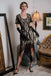 Black 1920s Fringe Lace Flapper Dress: timeless style reimagined