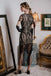 Black 1920s Fringe Lace Flapper Dress: timeless style reimagined