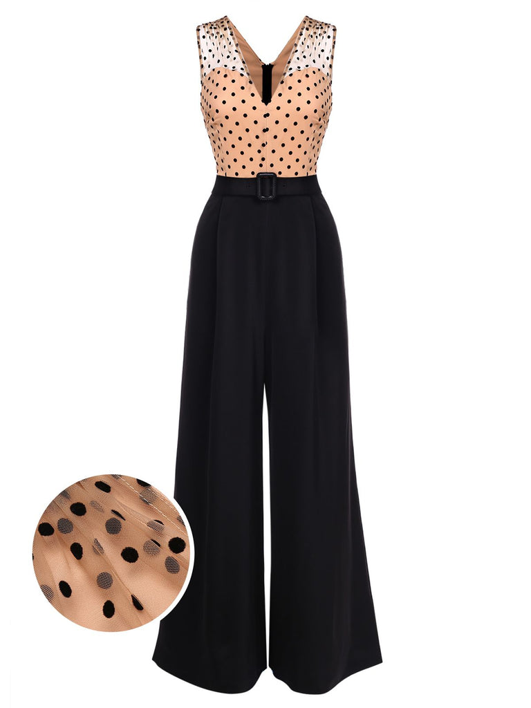 1930s Polka Dot Patchwork Belt | 1930s | vintage romper, retro jumpsuit