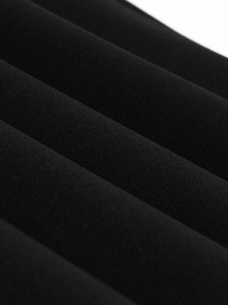 Black 1950s Handkerchief Sleeves Dress — vintage elegance for the modern woman