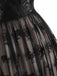 Black 1950s Lace Floral Swing Dress — vintage elegance for the modern woman
