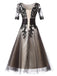 Black 1950s Mesh Swing Dress: timeless style reimagined