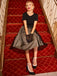 Black 1950s Polka Dot Swing Dress: timeless style reimagined