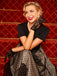 Black 1950s Polka Dot Swing Dress: timeless style reimagined