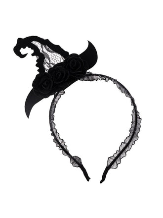 Black Halloweeen 3D Hat Decoration Headband: timeless style reimagined