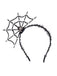 Black Halloweeen Solid Spider Web Headband: timeless style reimagined