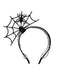 Black Halloweeen Solid Spider Web Headband: timeless style reimagined