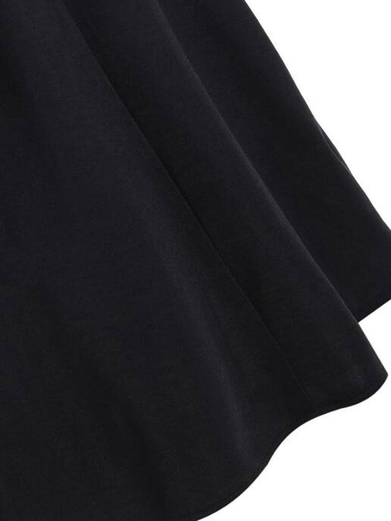 Black Red 1950s Halter Dot Swing Dress — vintage elegance for the modern woman