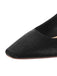 Black Velvet Satin Pearl Chunky Heel Shoes, vintage shoes, retro heels - perfect for women who love vintage and retro fashion