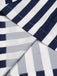 Blue 1930s Striped Ruffle Jumpsuit — vintage elegance for the modern woman