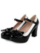 Bowknot Chunky Heels Mary Jane Shoes: timeless style reimagined